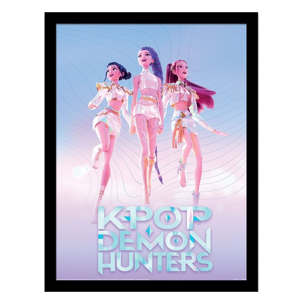 KPop Demon Hunters stampa con cornice